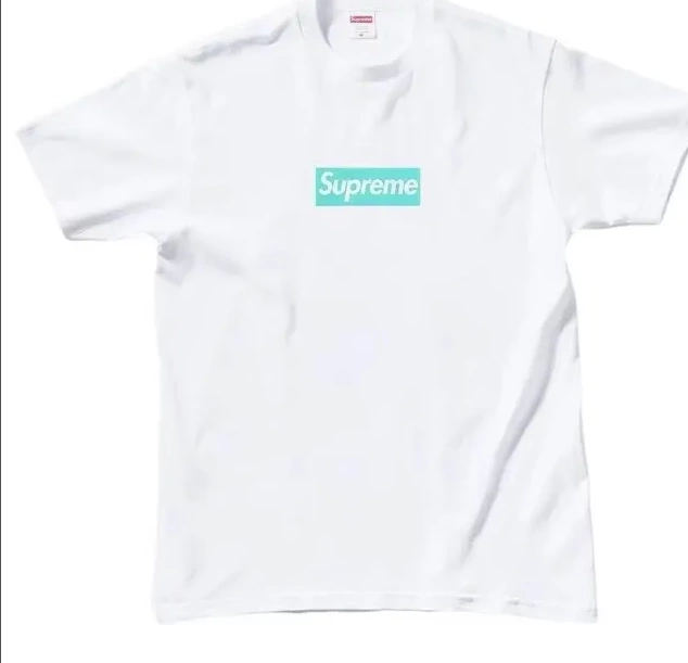 Box Sleeve XL 21FW S L T-shirt Logo Co Short Tiffany White Co Tiffany Tee M 0904